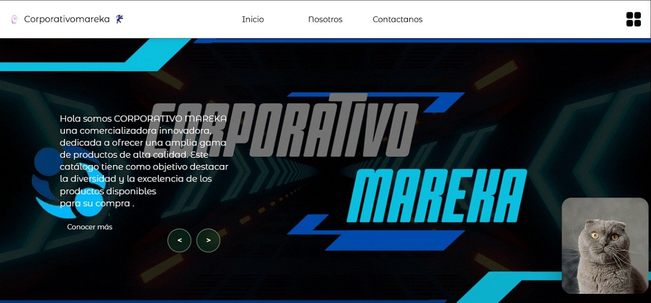 Diseño web para E-Comerce Corporativo Mareka